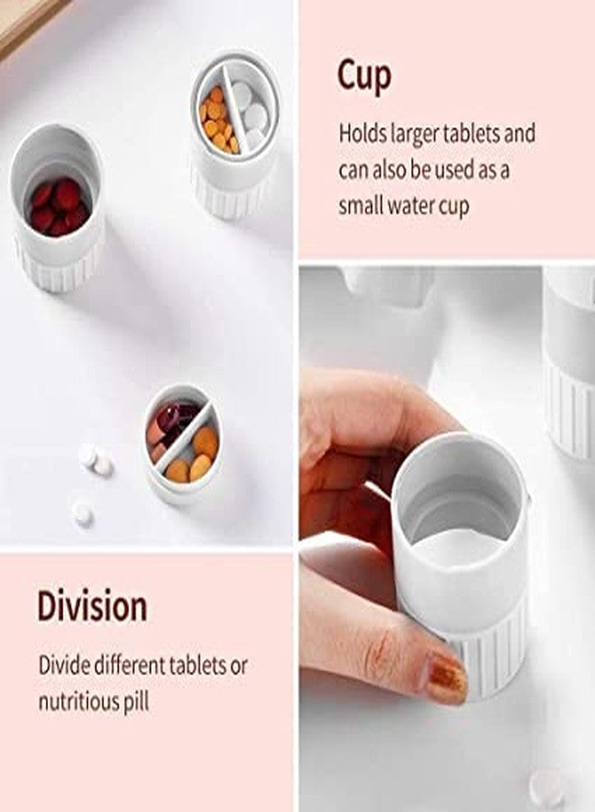 See more Pill Cutter,Pill Crusher Grinder Splitter,Portable Mini Pill Cutter for Small or Large Pills,Medicine Tablet Vitamin Organizer with Storage Container - Image 2